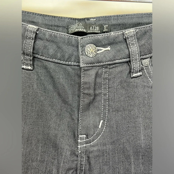 PRANA Women’s‎ gray KAYLA denim crop pants size 6/28. - Picture 8 of 16